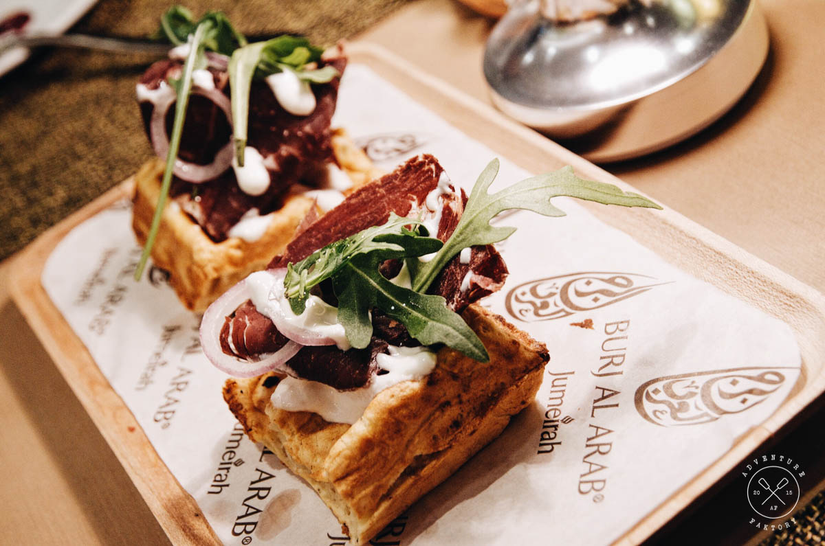 Ok I lied, the carrot cake wasn't the last food I ate. We saw last minute the savoury waffle station and decided we just couldn't leave the place without trying it. Again, simply ... no words... so good!