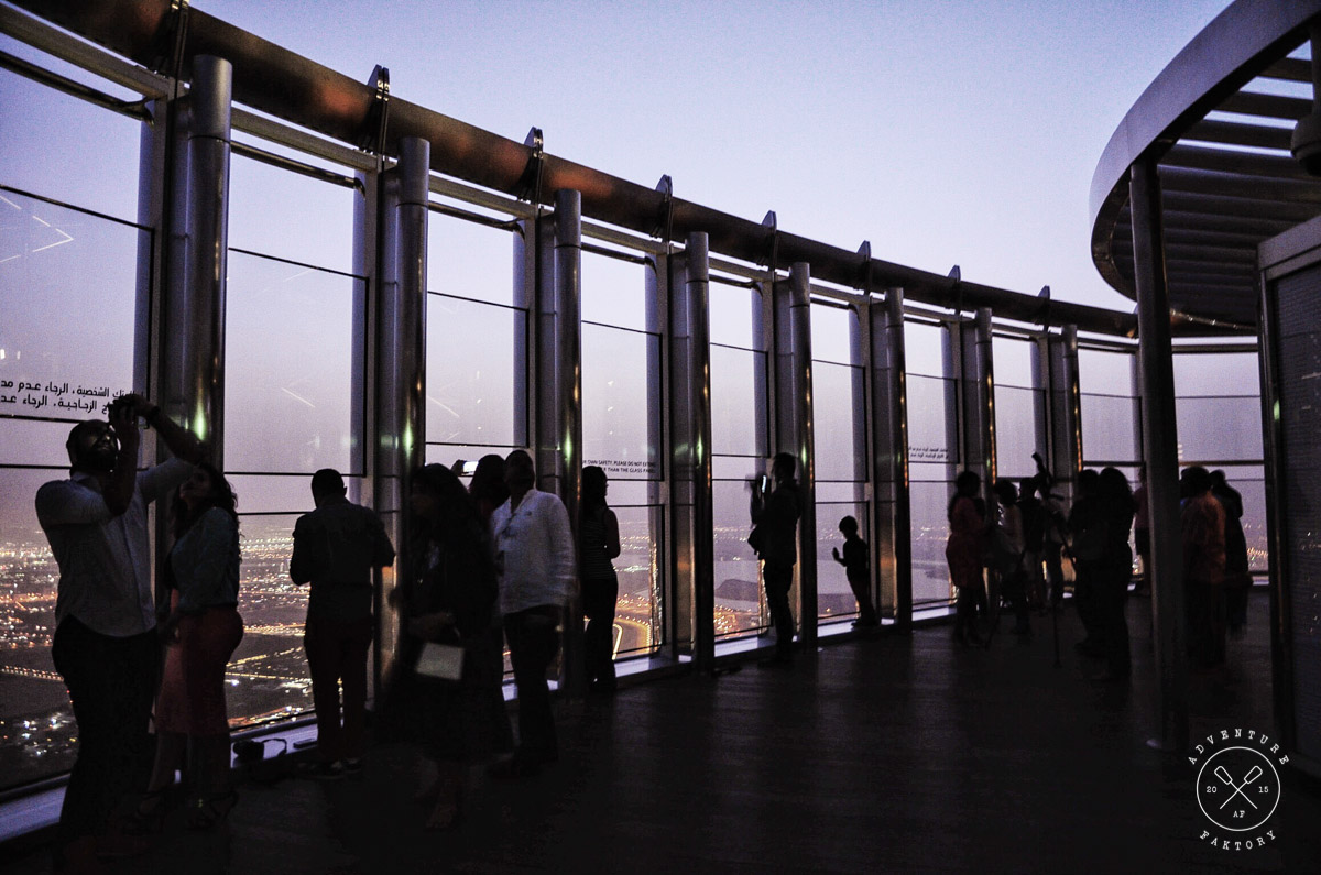 At The Top of the Burj Khalifa