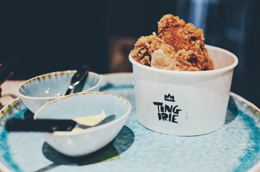 We do try to eat healthy - but my oh my we love fried chicken. We had to try Ting Irie's and crispy & delish it was! Meet the O.G Fried Chicken - "Original Gangsta", Whipped honey butter