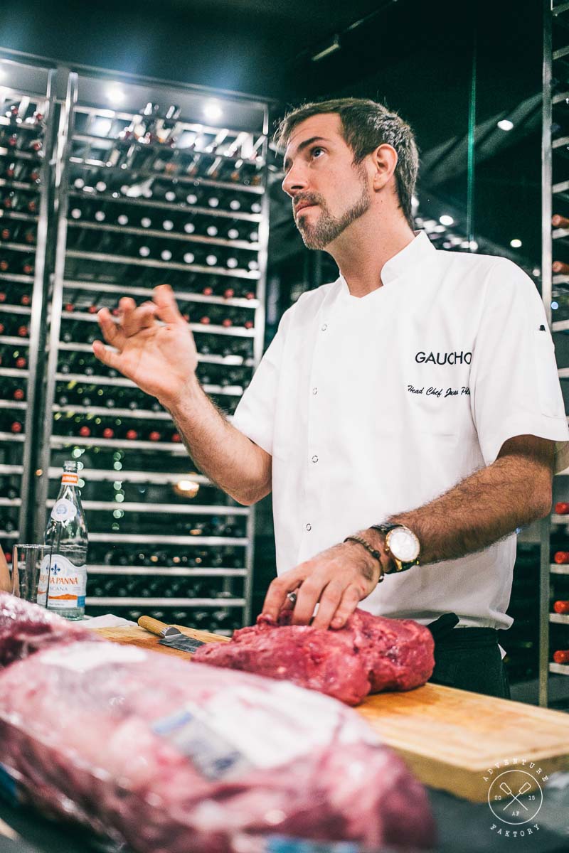 AdventureFaktory doing a Beef Masterclass at Gaucho Dubai