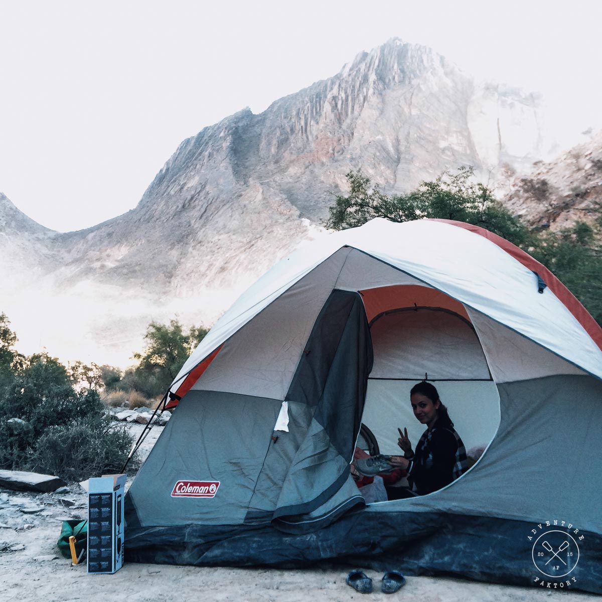 Camping in Jebel Shams, Oman