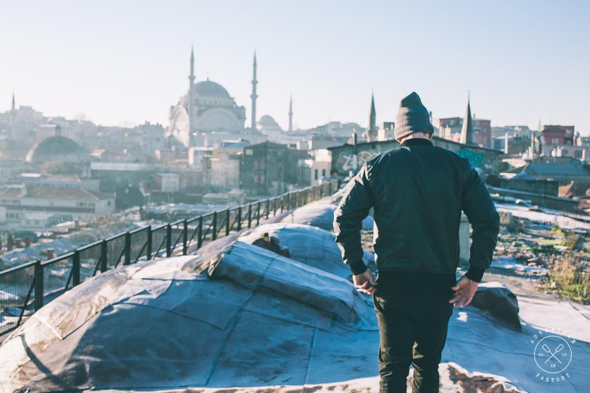 Best view of Istanbul at the secret rooftop: Buyuk Valide Han