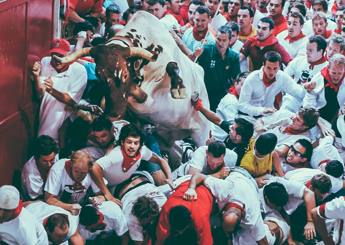 Run with the Bulls in Spain