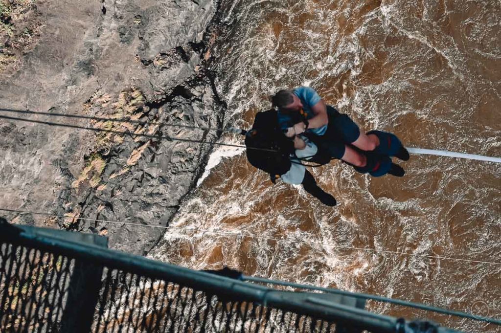 Bungee Jumping in Victoria Falls