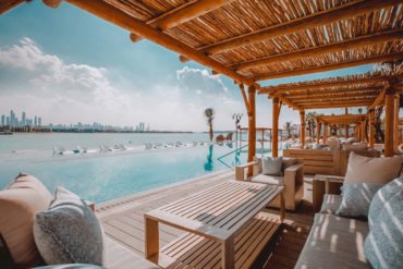 Beach club restaurant in Dubai