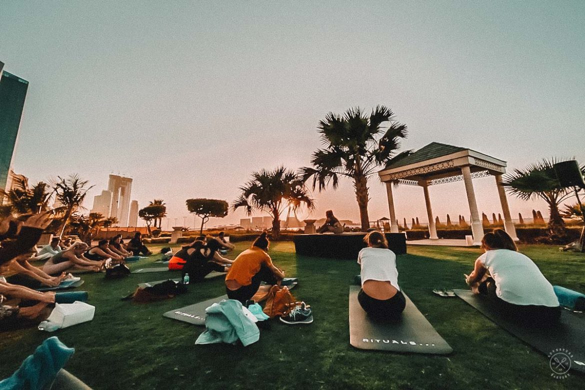 Sunset Yoga in Dubai