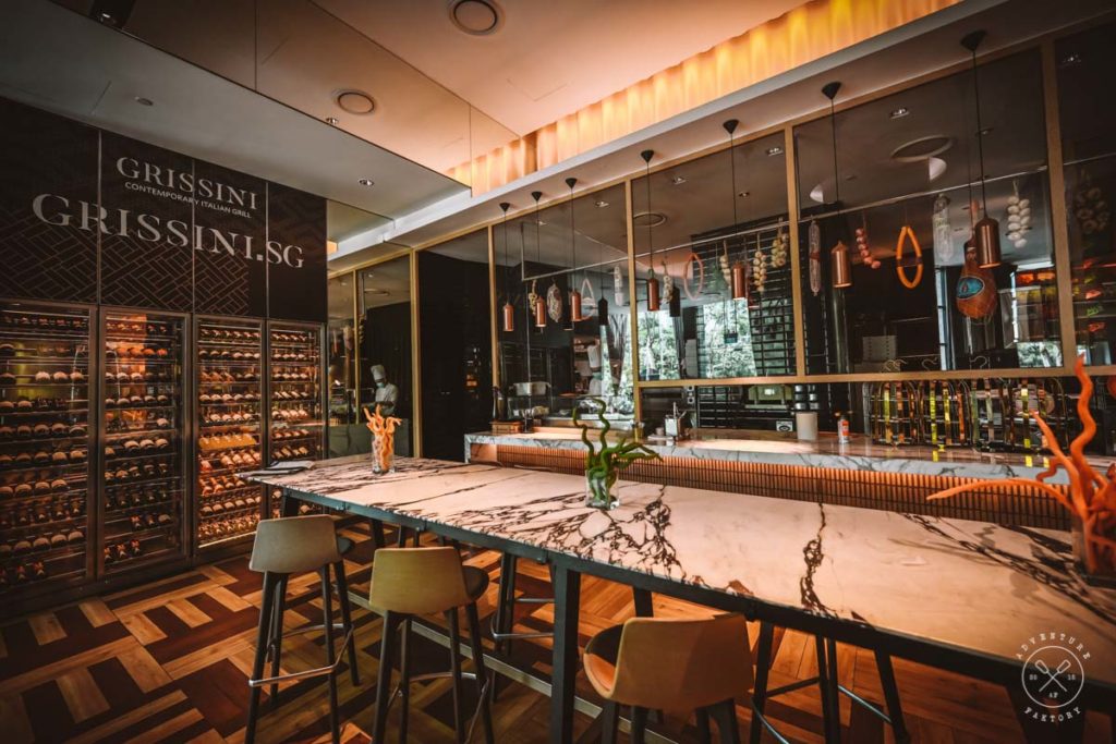 Italian Restaurants in Singapore: Grissini at the Grand Copthorne Hotel
