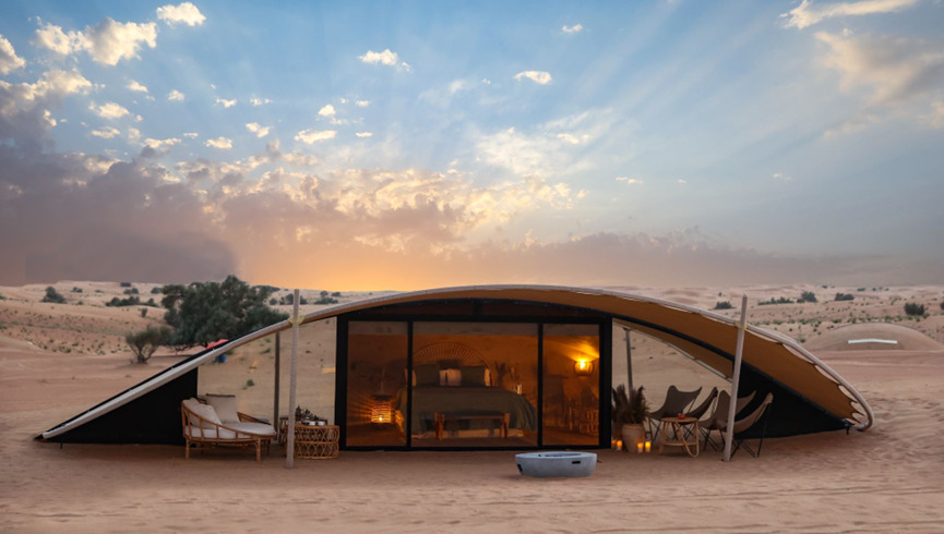 Eco-friendly Desert Overnight Experience ‘The Nest’ by Sonara Camp